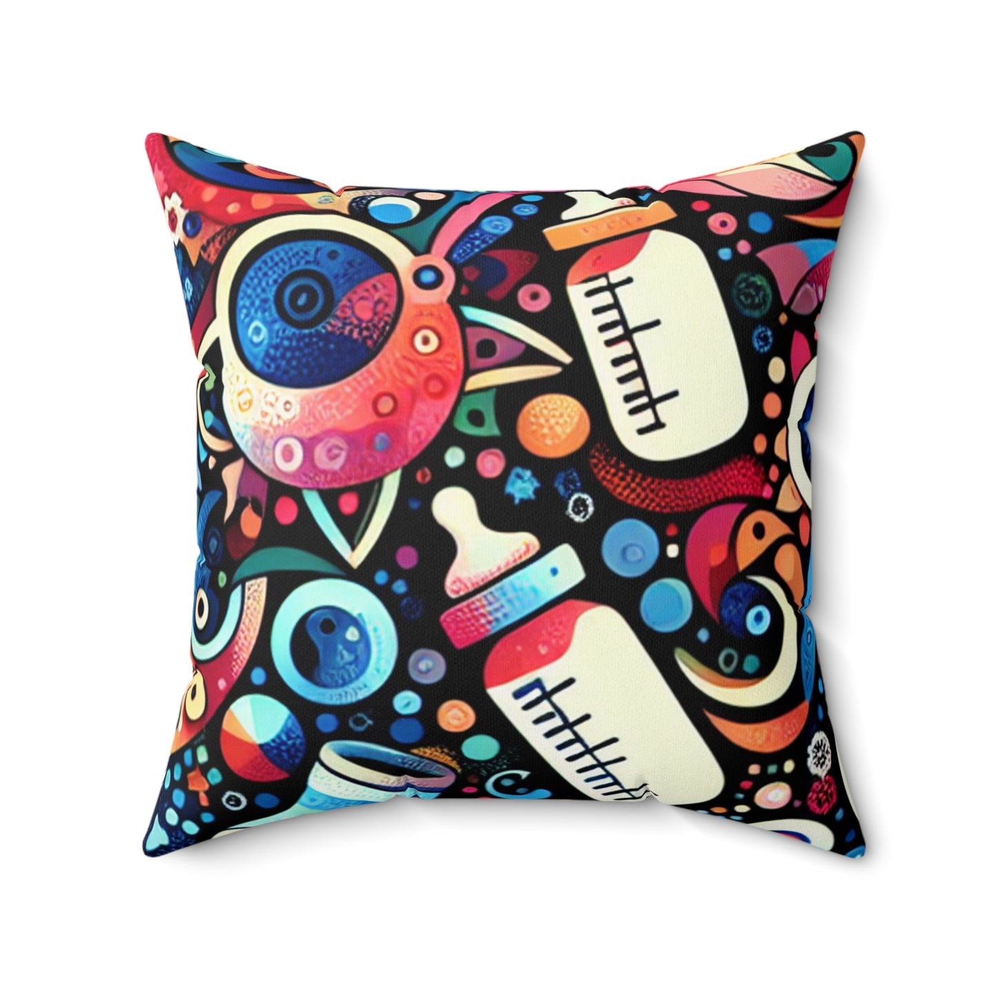 Spun Polyester Square Pillow