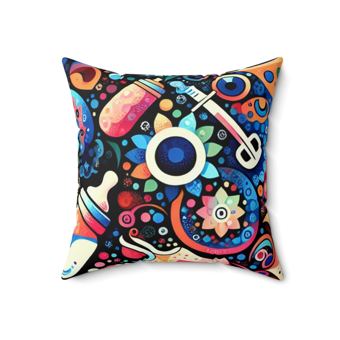 Spun Polyester Square Pillow