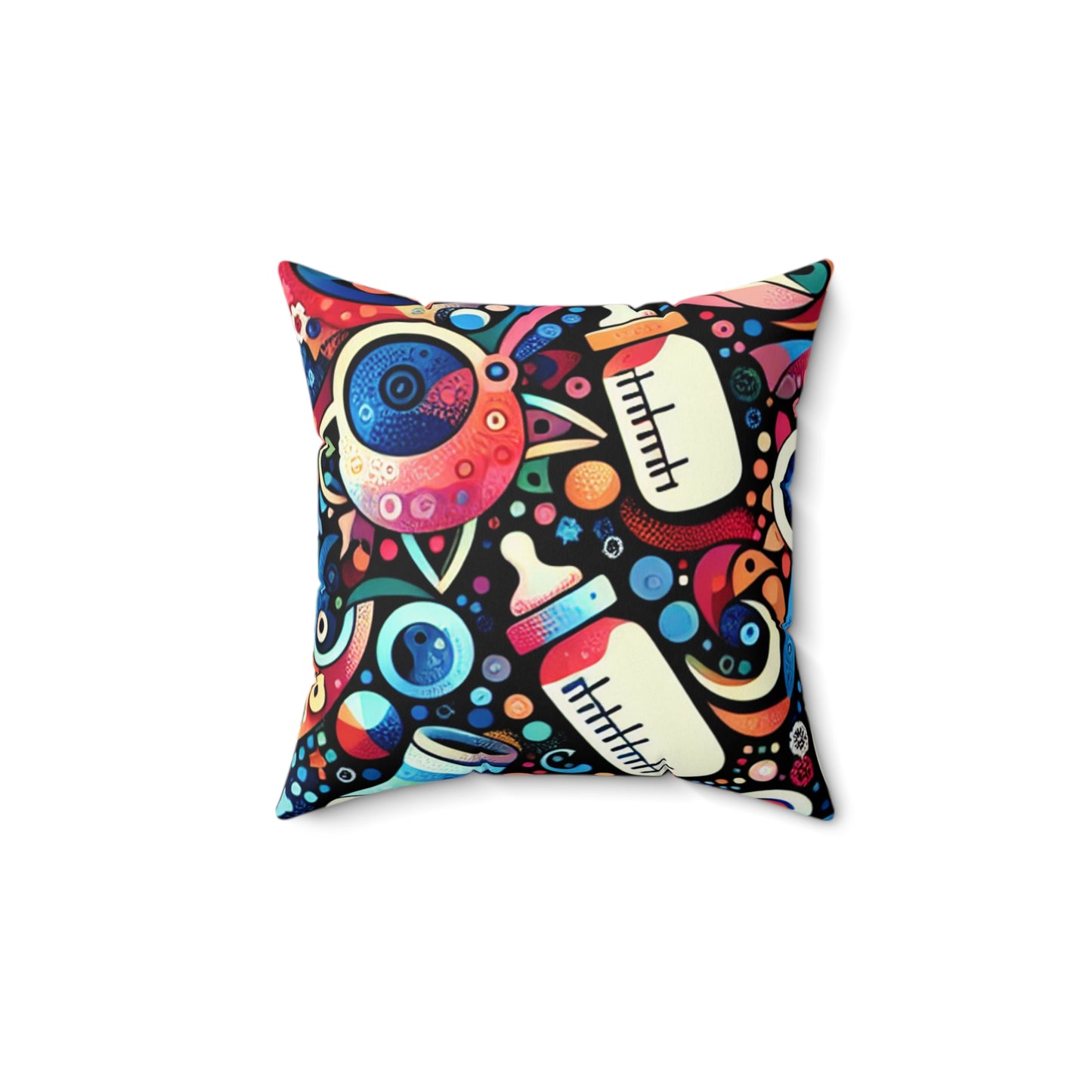 Spun Polyester Square Pillow