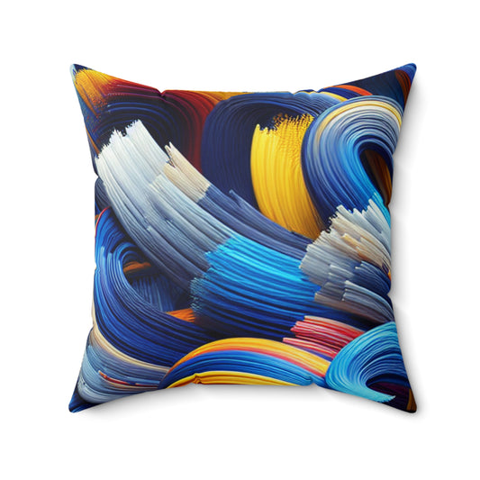 Eugenia Flora - Polyester Square Pillow