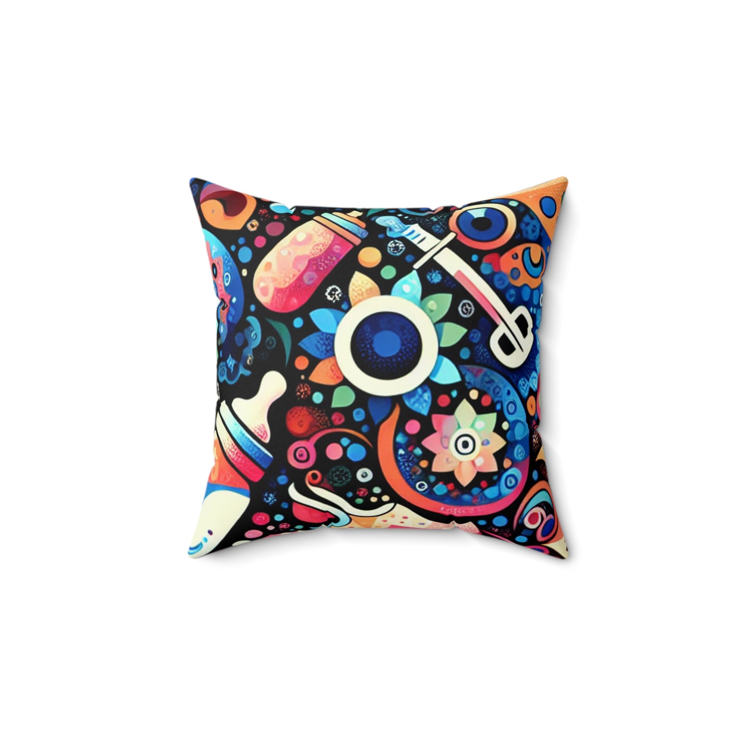 Spun Polyester Square Pillow