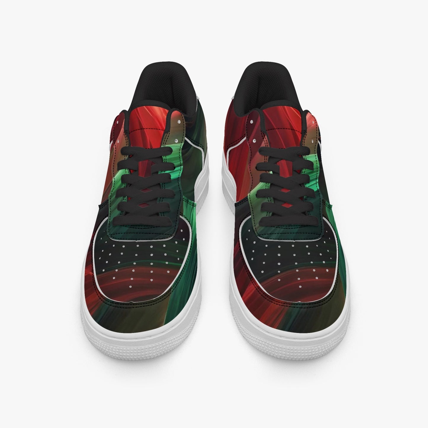 977. AF1 Low-Top Leather Sports Sneakers - Tongue Printable