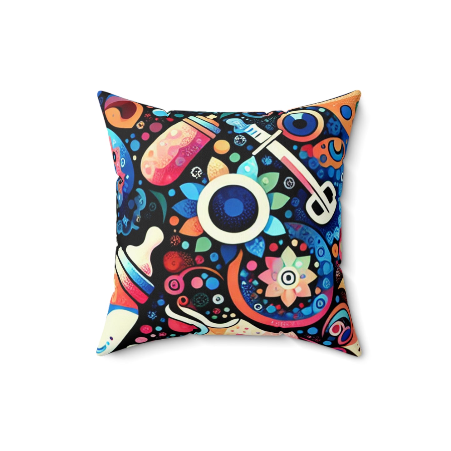 Spun Polyester Square Pillow