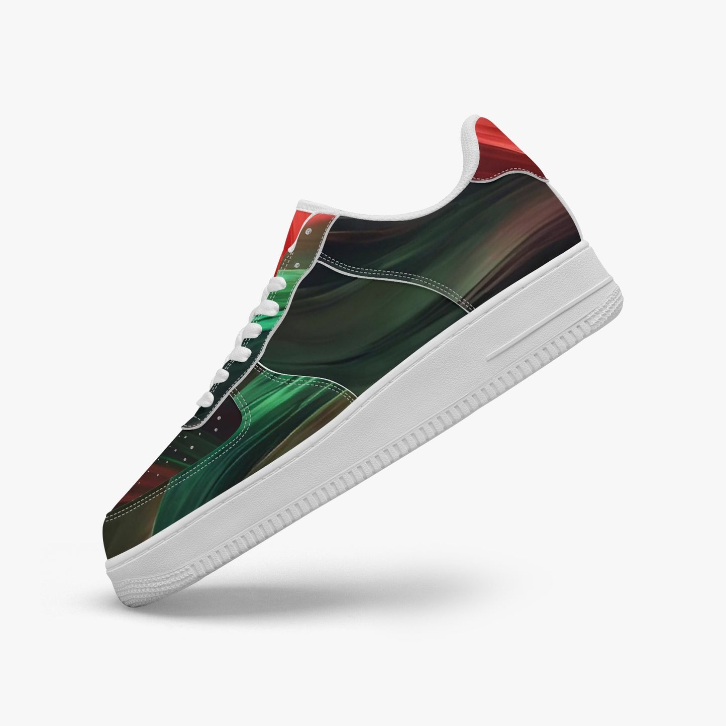 977. AF1 Low-Top Leather Sports Sneakers - Tongue Printable