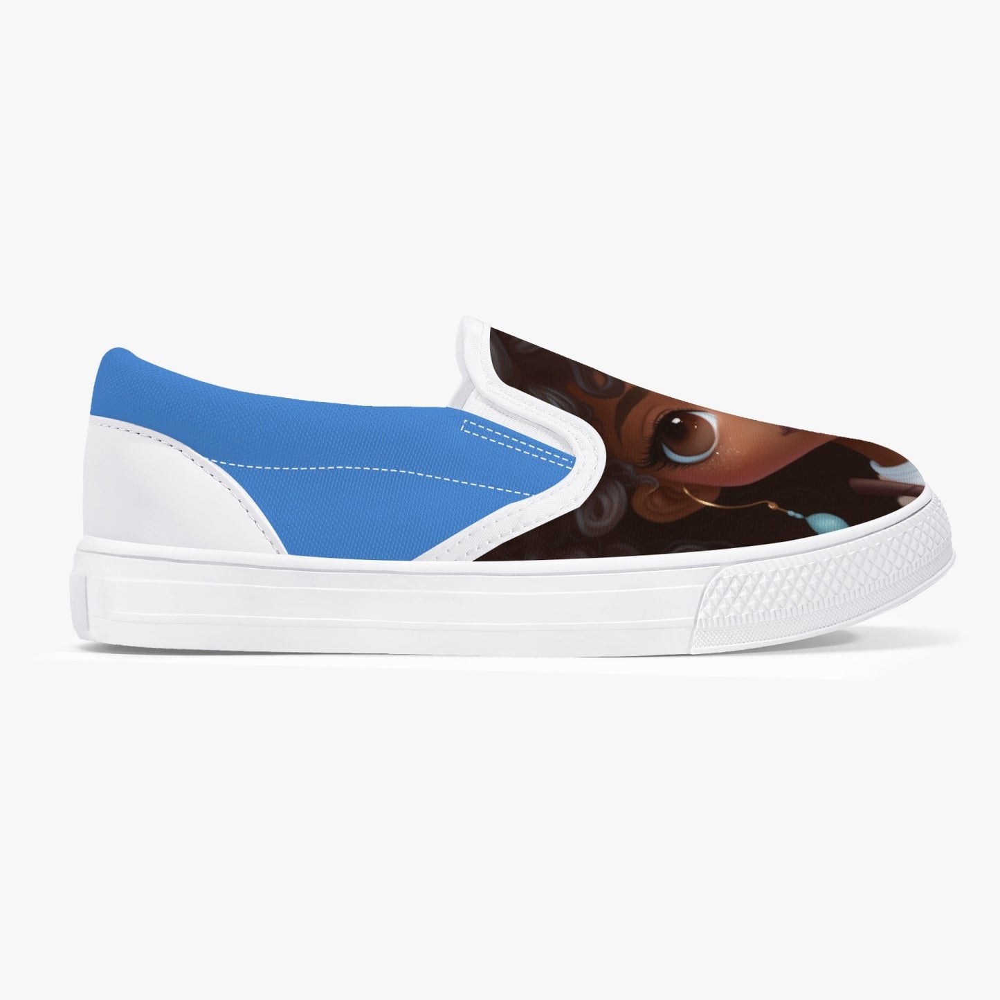 214. Kids' Slip-On Shoes - White