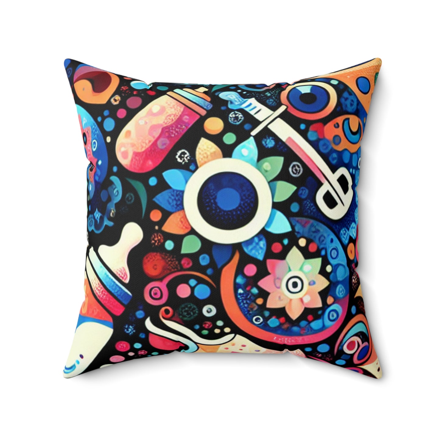 Spun Polyester Square Pillow