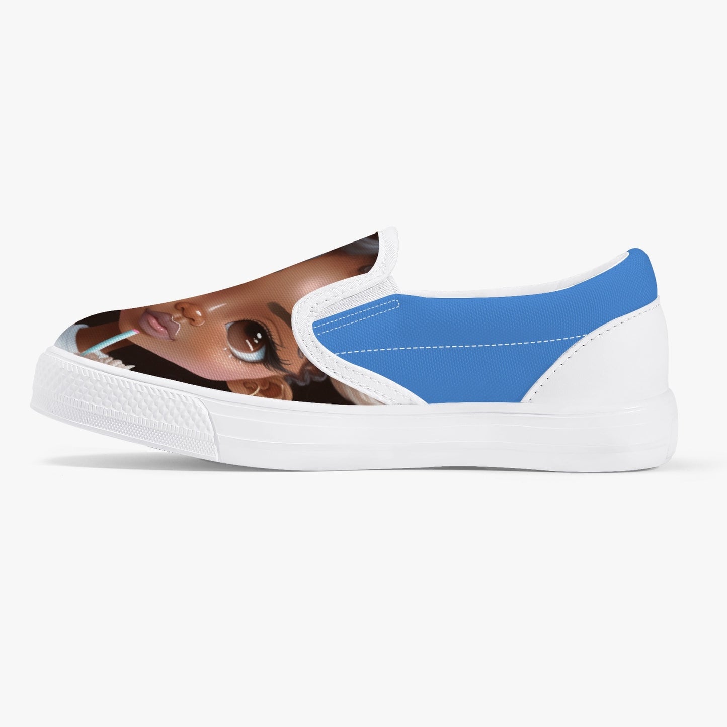 214. Kids' Slip-On Shoes - White