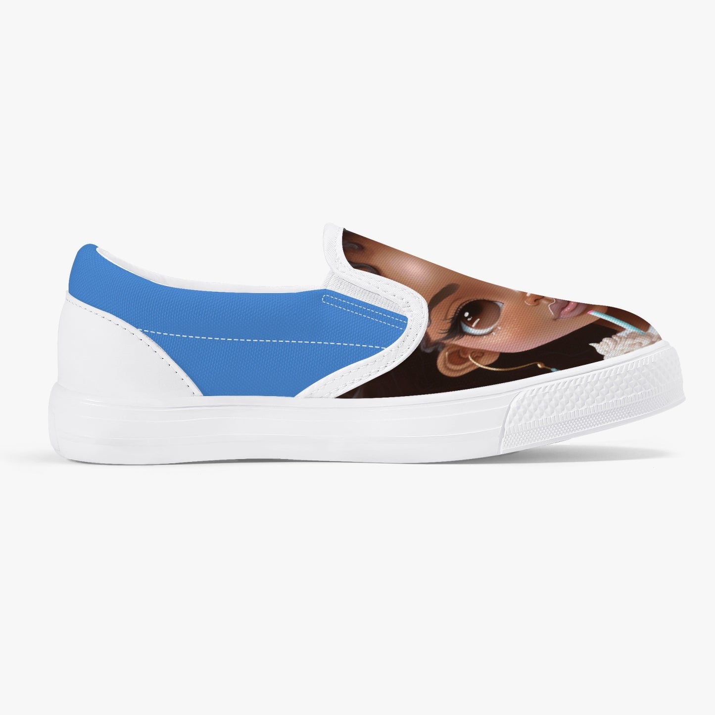 214. Kids' Slip-On Shoes - White