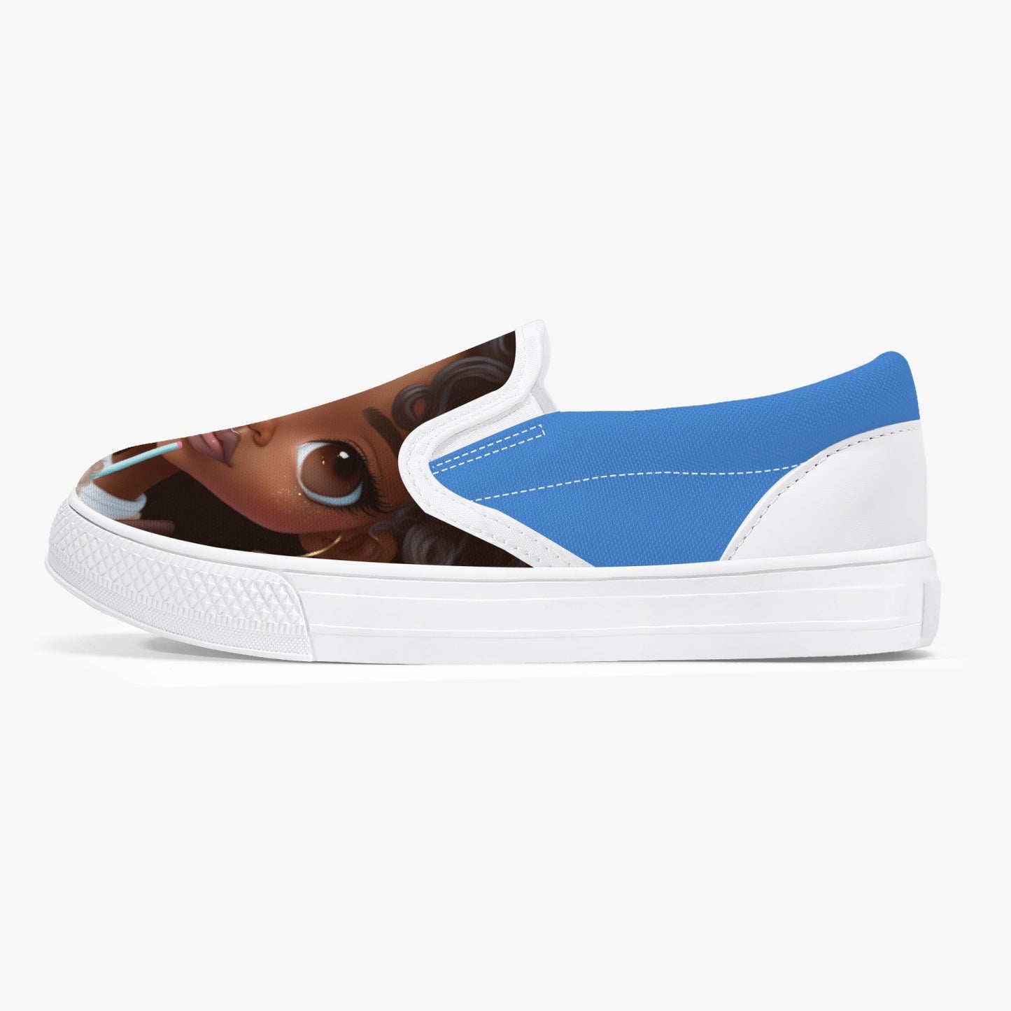 214. Kids' Slip-On Shoes - White