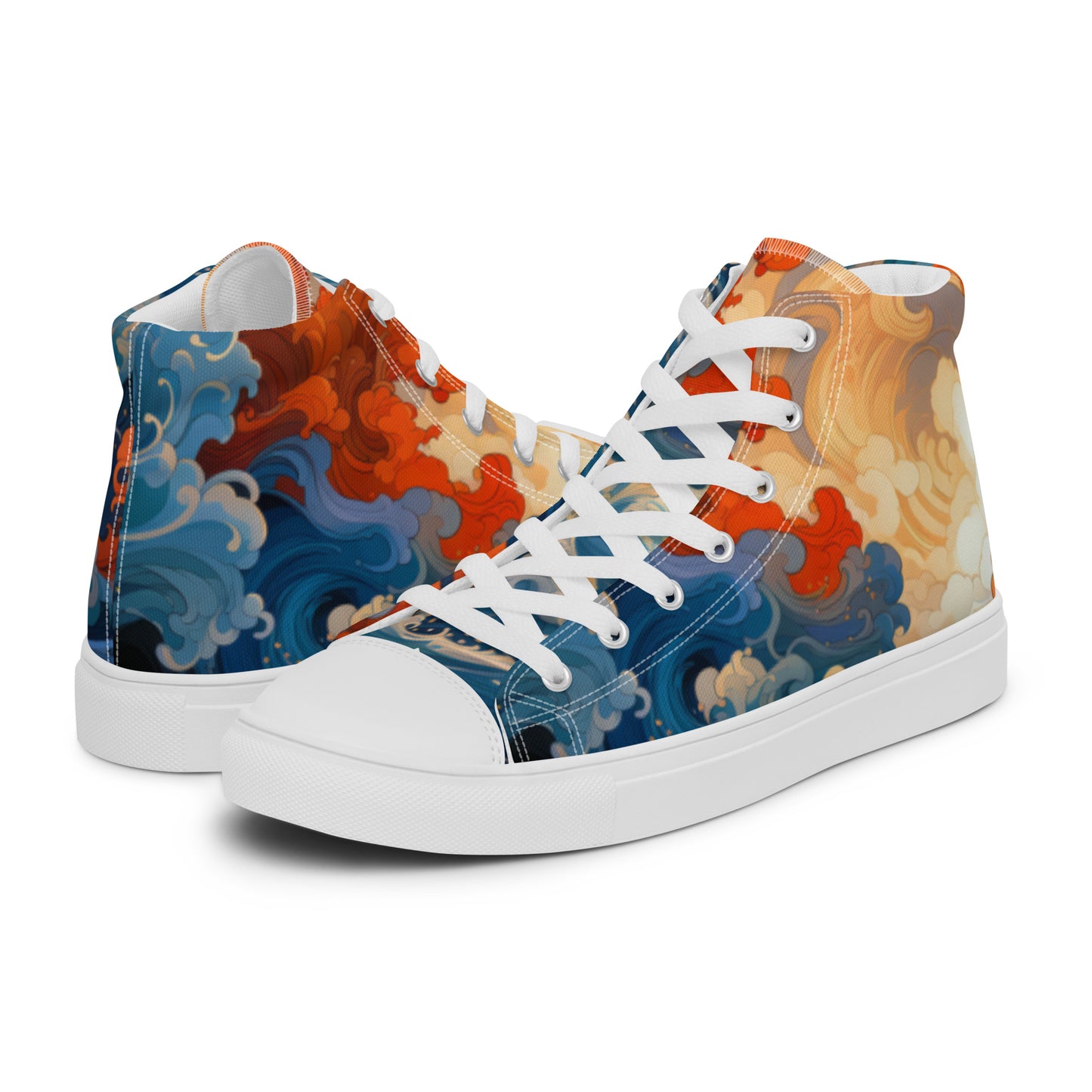 Women’s high top canvas shoes