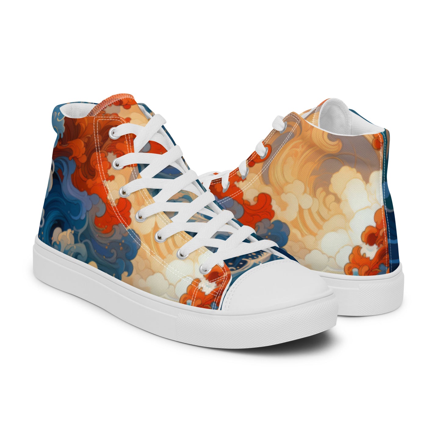 Women’s high top canvas shoes