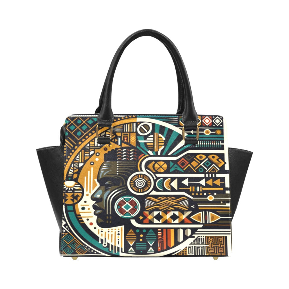 Elements of African American heritage Classic Shoulder Handbag (Model 1653)