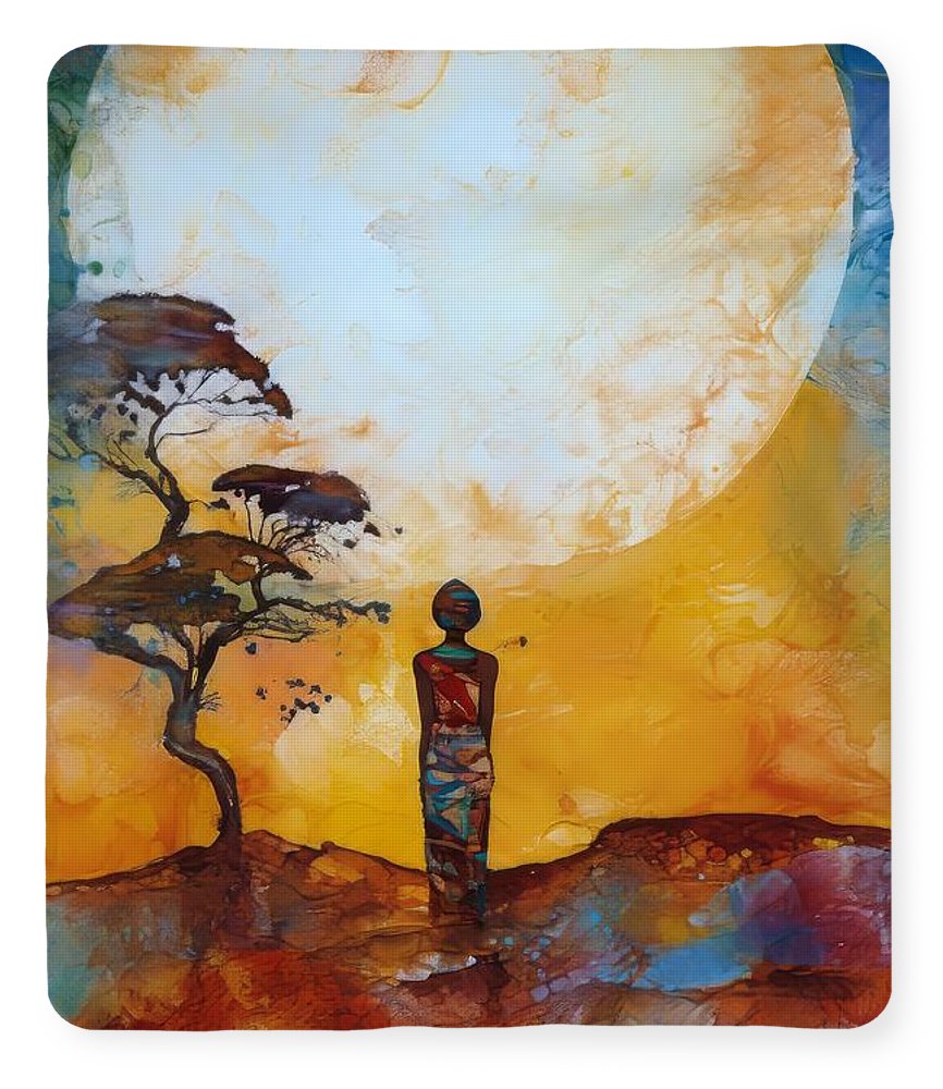 Africa Moon - Blanket