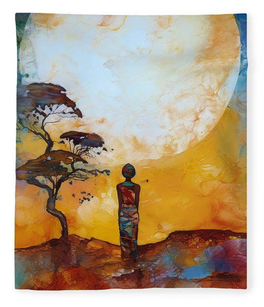 Africa Moon - Blanket