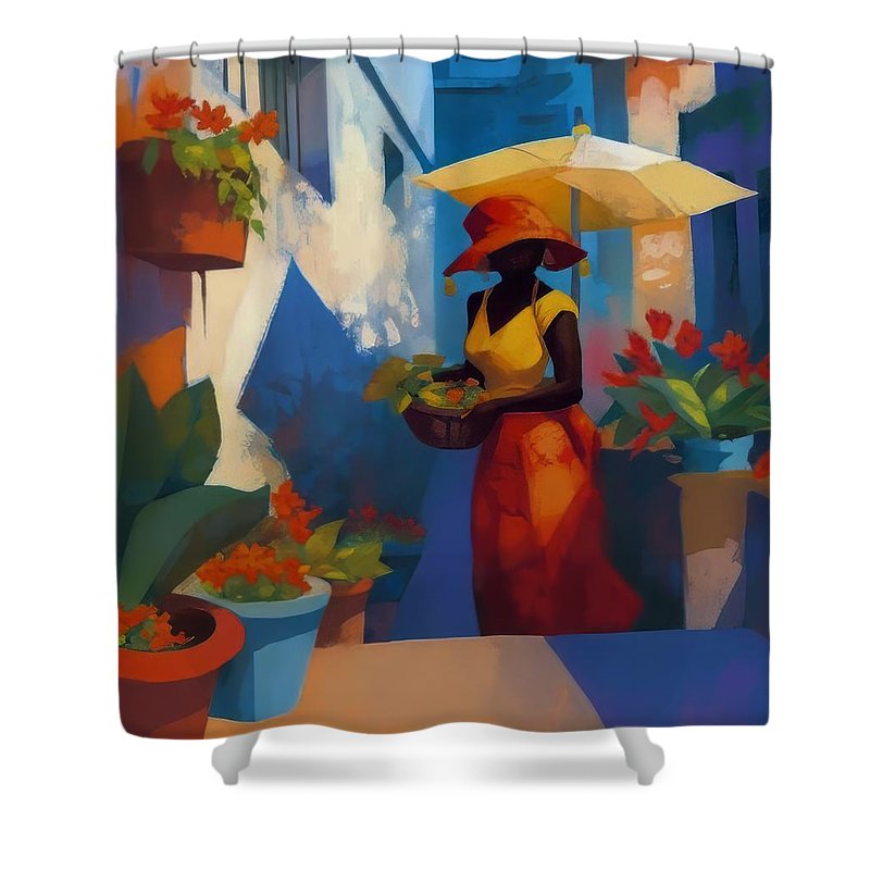 City Garden - Shower Curtain