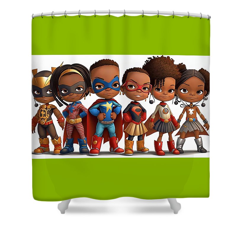 Jr. Justice - Shower Curtain