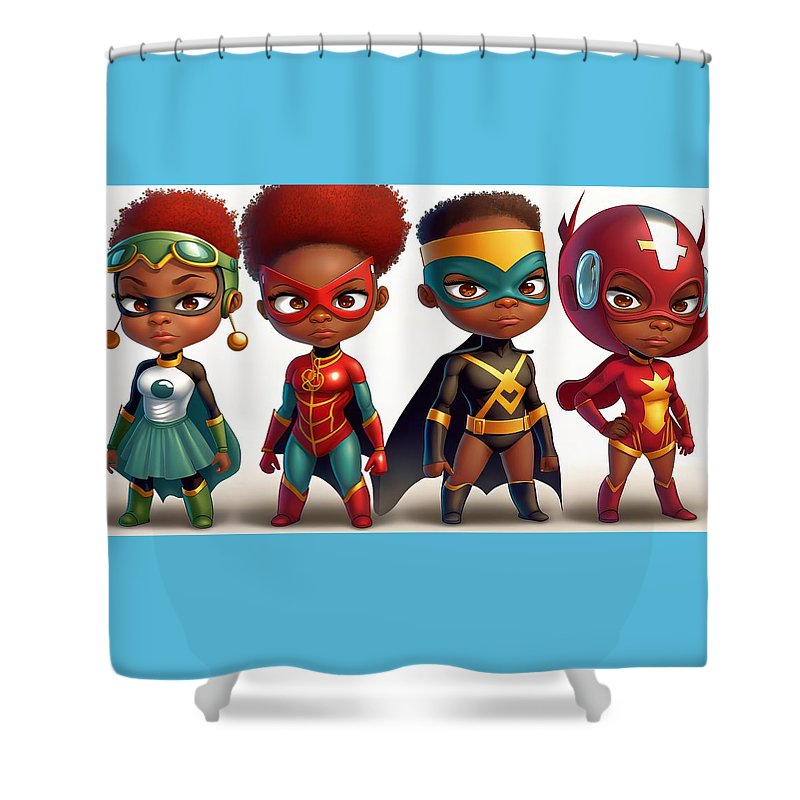 Kid Justice Squad - Shower Curtain