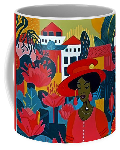 Lady in Red - Mug